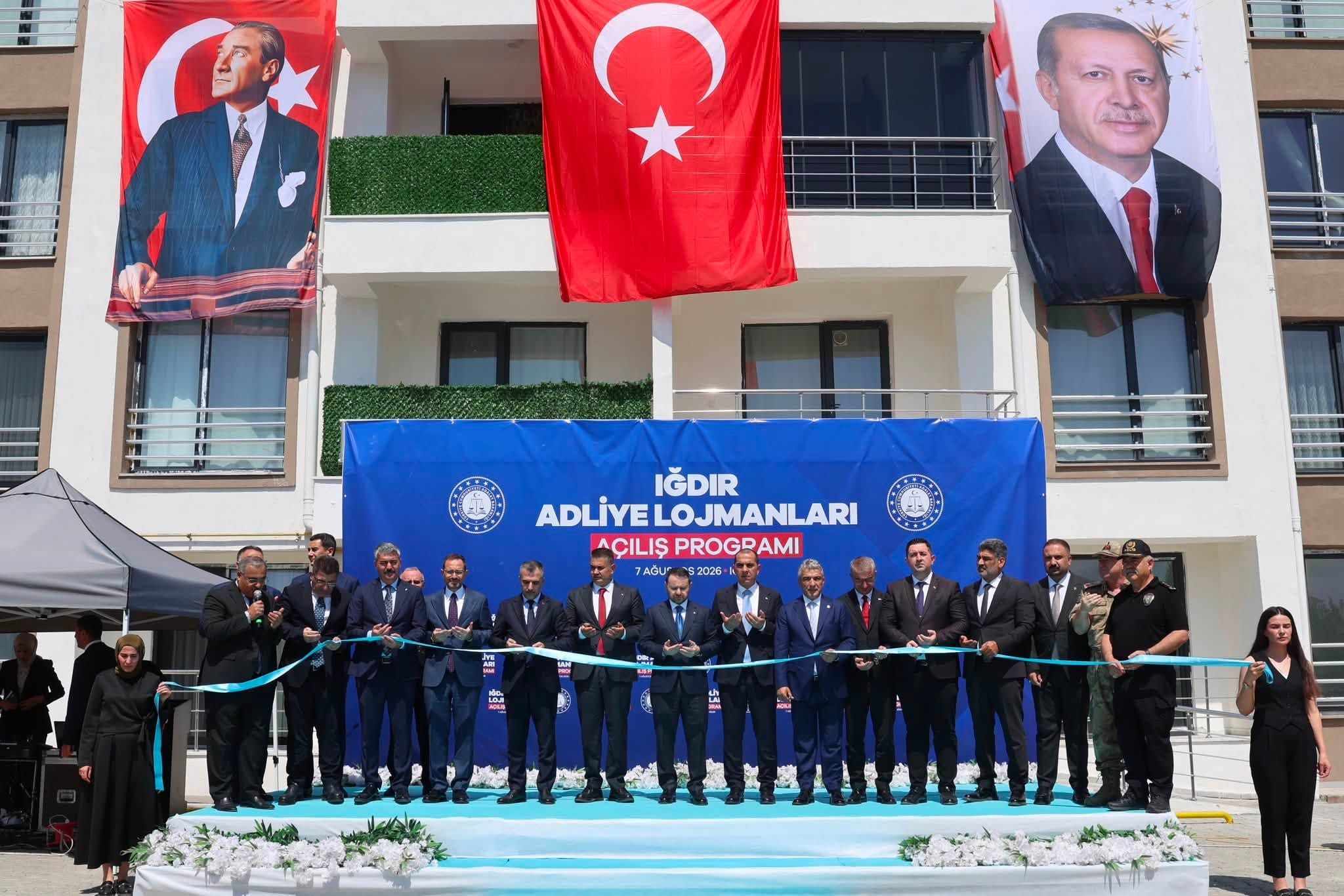 ADALET BAKANI GÜRLEK IĞDIR’DA ADLİYE LOJMANLARI AÇILIŞ PROGRAMINA KATILDI...
