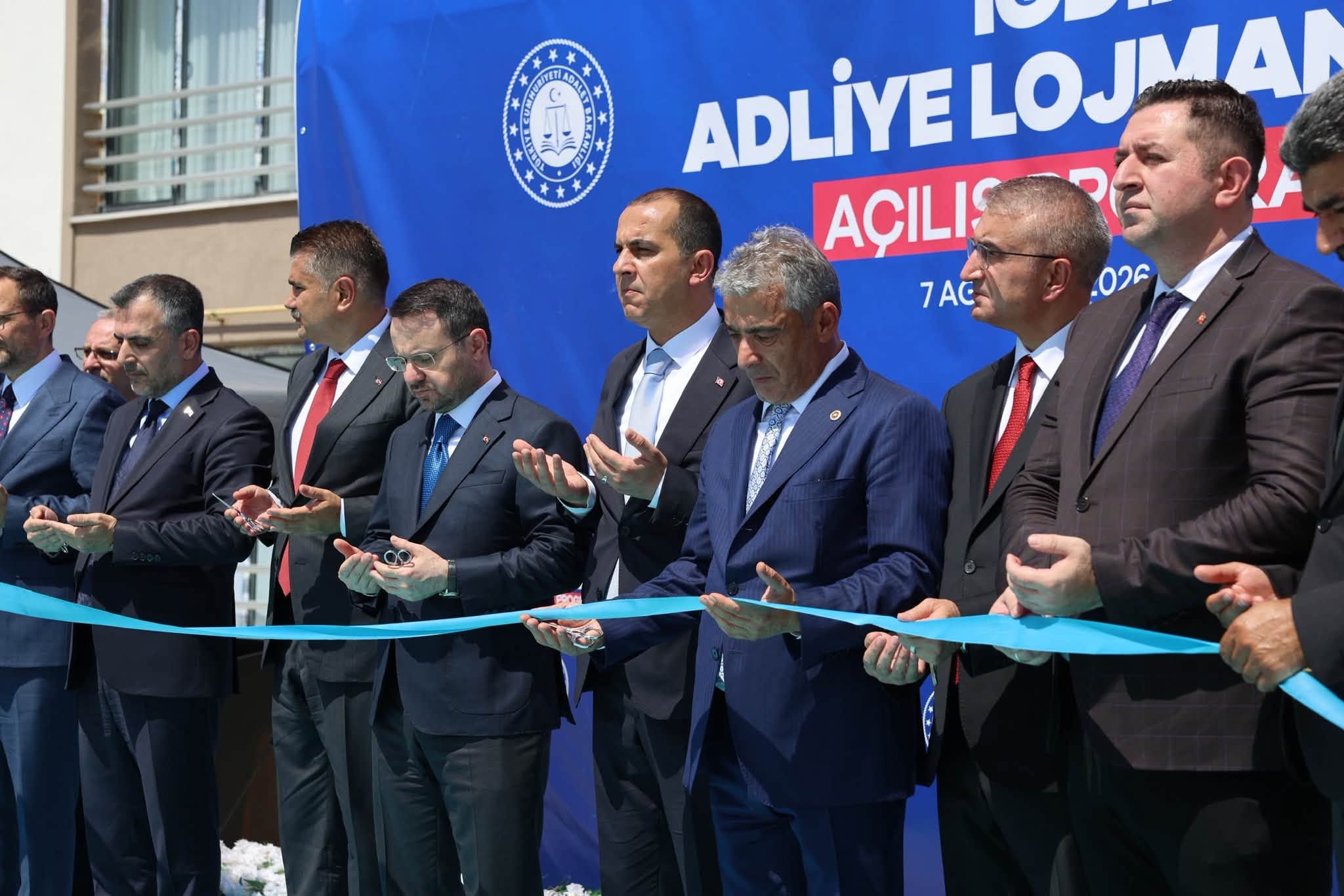 ADALET BAKANI GÜRLEK IĞDIR’DA ADLİYE LOJMANLARI AÇILIŞ PROGRAMINA KATILDI...