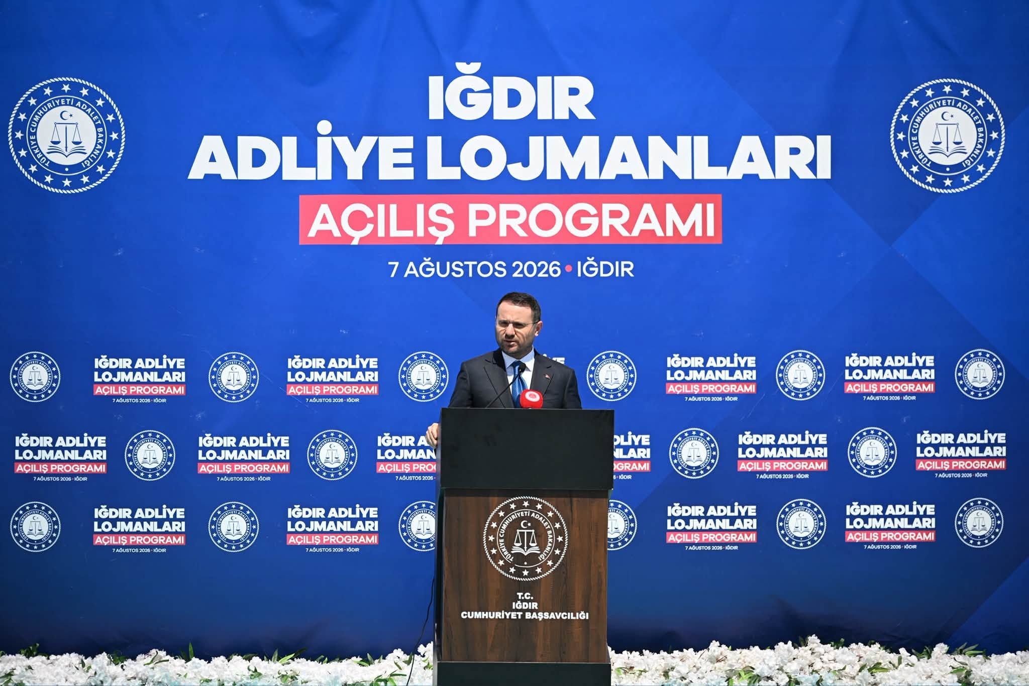 ADALET BAKANI GÜRLEK IĞDIR’DA ADLİYE LOJMANLARI AÇILIŞ PROGRAMINA KATILDI...