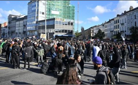 Belçika'daki protestolarda gözaltı sayısı 195'e çıktı
