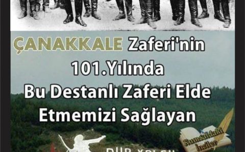 ÇANAKKALE ZAFERİ'NİN 101. YILDÖNÜMÜ TÖRENLERLE KUTLANIYOR