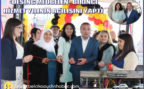 DESING MEUBELEN BİRİNCİ HİZMET YILI AÇILIŞ RESEPSİYONU DÜZENLEDİ