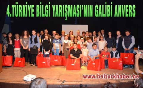 4.TÜRKİYE BİLGİ YARIŞMASIâ€™NIN GALİBİ ANVERS