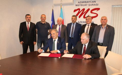 BTMB AZERBAYCAN GAZETECİLER FEDERASYONU İLE İŞBİRLİĞİ ANLAŞMASI İMZALADI