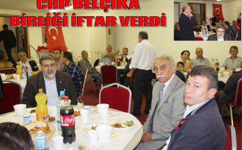 CHP BELÇİKA BİRLİĞ İFTAR VERDİ