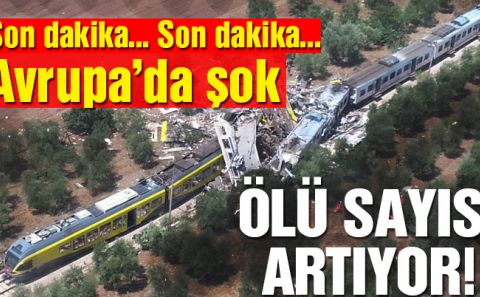 İtalyaâ€™da tren kazası: Çok sayıda ölü var