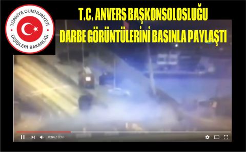 T.C. ANVERS BAŞKONSOLOSLUĞU'NUN DABEYE KATILAN TANKLARIN GÖRÜNTÜLERİNİ BASINA GÖNDERDİ