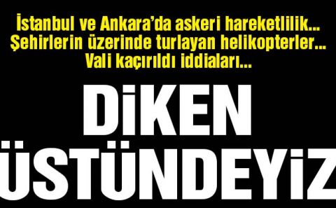Türkiye diken üstünde