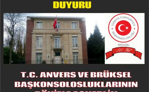 ~~T.C. ANVERS VE BRÜKSEL BAŞKONSOLOSLUKLARININ DÖVİZLE ASKERLİK BAŞVURULARINA İLİŞKİN ORTAK DUYURUSU
