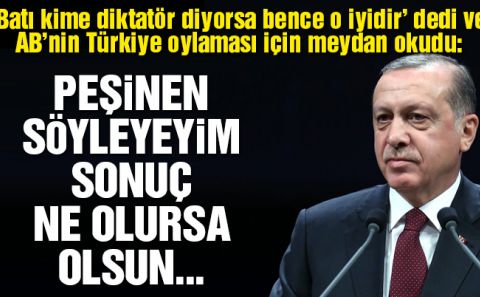 Erdoğanâ€™dan APâ€™ye sert yanıt