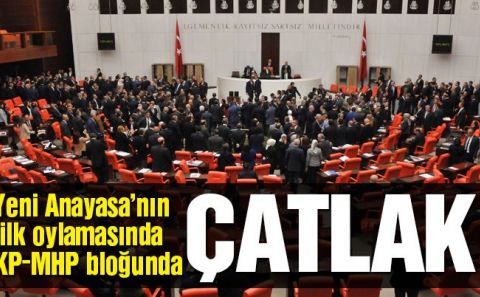 Teklife geçilmesi 338 ile geçildi. AKP-MHP bloğunda 9 oy muamması