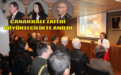 18 Mart Çanakkale Zaferi Brüksel Büyükelçiliğinde anıldı