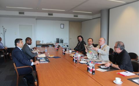 BTMB (association belge des journalistes turcophones) en visite au QG du parti MR 