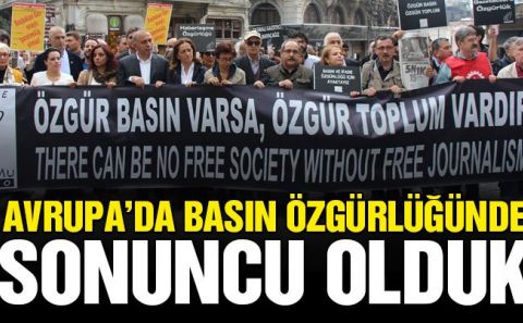 Avrupaâ€™da basın özgürlüğünde sonuncu olduk