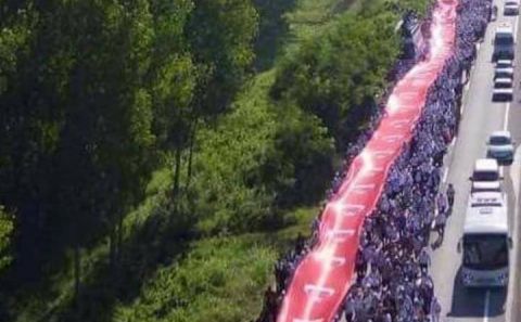 Adalet Yürüyüşüâ€™nde on yedinci gün sona erdi