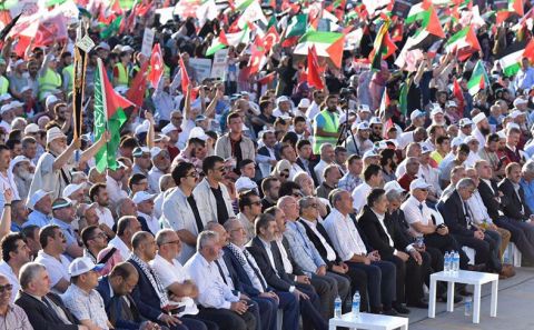 Saadet Partisinden Yenikapıâ€™da â€˜Büyük Kudüs Mitingiâ€™
