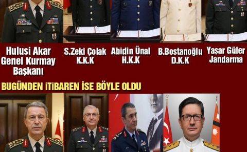 Son dakika… YAŞ sona erdi TSKâ€™nın yönetimi değişti… Sürprizler var…