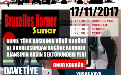 BRÜKSELÂ´DE TÜRK BASINININ DÜNÜ BUGÜNÜ ELE ALINACAK.