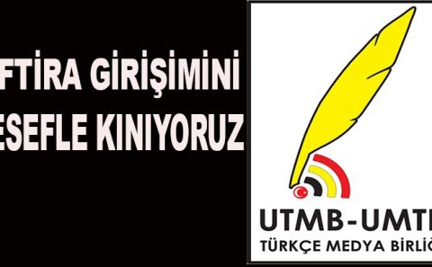 İFTİRA GİRİŞİMİNİ ESEFLE KINIYORUZ