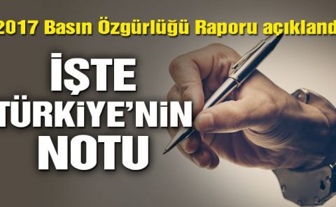 Türkiyeâ€™nin özgürlük notu 6 puan geriledi