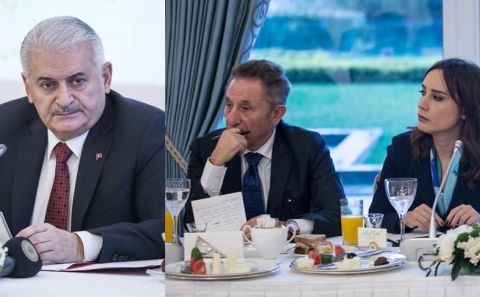 Başbakan medya temsilcilerine Afrin operasyonunu anlattı 