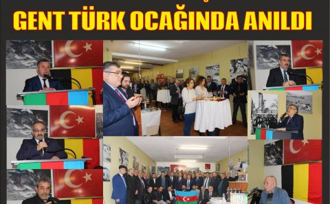 HOCALI VE AFRİN ŞEHİTLERİ GENT TÜRK OCAĞIâ€™NDA ANILDI