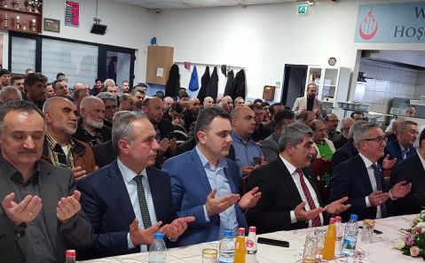 Muhsin Yazıcıoğlu Hollanda Amsterdam'da dualarla anıldı