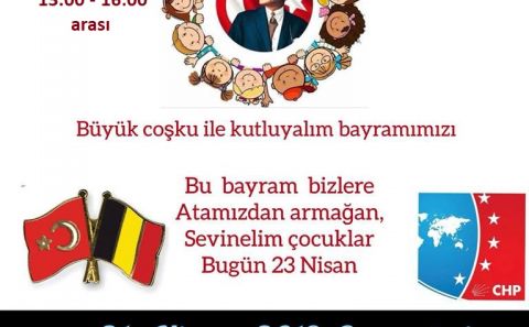 CHP BB 23 Nisan Ulusal Egemenlik ve Çocuk Bayramını 21 Nisan Cumartesi günü kutluyor