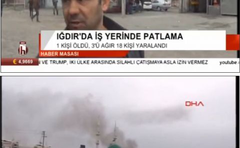 Son dakika! Iğdır'da patlama! Ölü ve yaralılar var