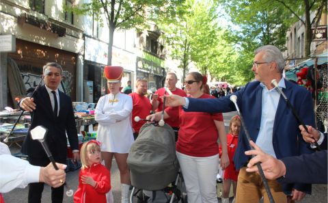 Schaerbeek/Saint josse  Esnaf bayramında büyük coşku vardı