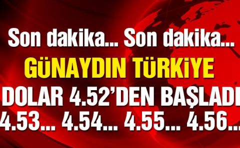 DOLAR ALDI BAŞINI GİDİYOR. YOKMU BU DOLARA BİR DUR DİYECEK OLAN ? 