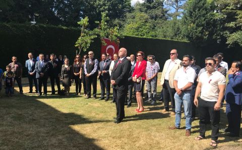 Anvers Başkonsolosluğunda '15 Temmuz Demokrasi Zaferi ve Şehitleri Anma Günü' düzenlendi 