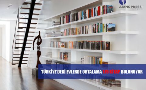 TÜRKİYEâ€™DEKİ EVLERDE ORTALAMA 179 KİTAP BULUNUYOR