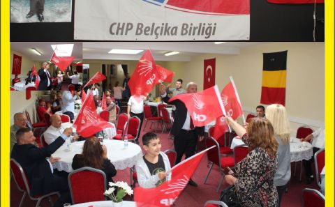 CHPâ€™NİN KURULUŞ YILDÖNÜMÜ BRÜKSELâ€™DE COŞKUYLA KUTLANDI