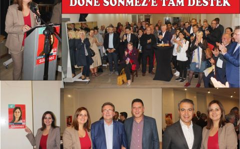 SOSYALİST ADAYLARDAN DÖNE SÖNMEZâ€™E TAM DESTEK