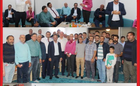 VILLE DE BRUXELLES PS LİSTE ADAYLARINDAN , LAKEN CENTRE CULTURELLE IGDIR 76'YA ZİYARET 