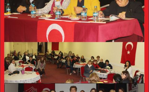 CHP BELÇİKA BİRLİĞİ KADIN KOLLARI 'BELÇİKALI KADINLARIN SORUNLARI' BAŞLIKLI BİR SÖYLEŞİ DÜZENLEDİ