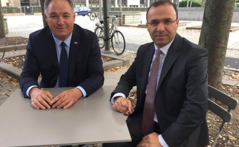 Yüksel, Razgrad Valisi ile biraraya geldi