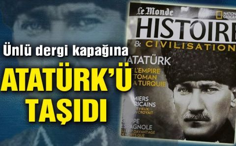Atatürk Fransız tarih dergisinin kapağında