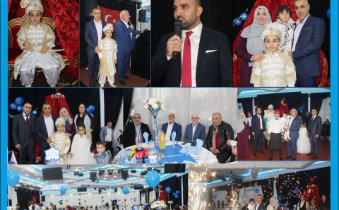 Aliekber ve Emir Beder sünnet olmanın heyecanını ailesiyle birlikte yaşadı