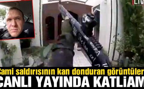 Katliamı canlı yayınladı! Cami saldırısında kan donduran görüntüler
