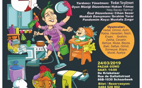 Binfikir Tiyatrosu  â€œSanal Alem ve Benim Annem Bir Alemâ€ 24 Martâ€™ta sahnede