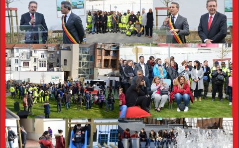 BAŞKAN KIR â€˜AİLE BAHÇESİâ€™NİN AÇILIŞINI BRÜKSEL BAŞBAKANI VERVOORT İLE BİRLİKTE YAPTI