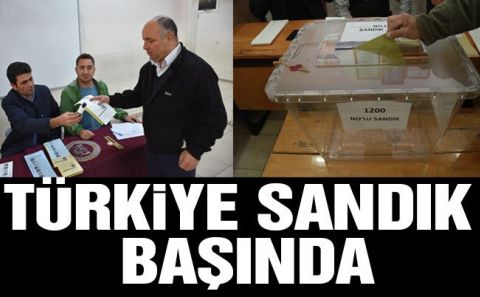 Türkiye sandık başında