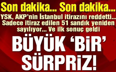 Son dakika: İstanbulâ€™da seçim sonuçlarında son durum: İlk sandık sayıldı, AKPâ€™nin oyu azaldı