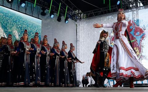 Rusya'da Sabantuy Bayramı coşkuyla kutlandı