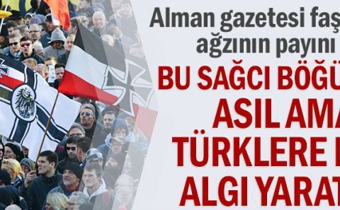 Alman gazetesi faşist partiye ağzının payını verdi: 