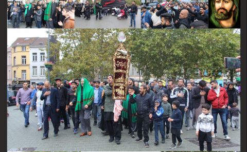 AVRUPAâ€ºNIN BAŞKENTİ BRÜKSELâ€ºDE â€¹LEBBEYK YA HÜSEYİN!â€º NİDALARI YÜKSELDİ