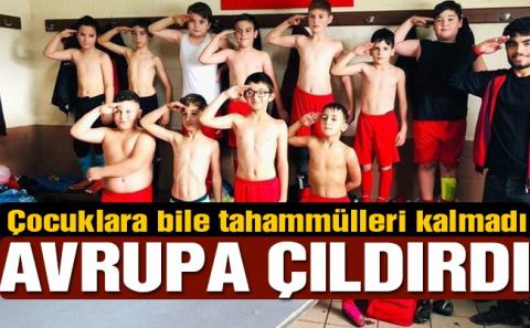 Yok artık! Belçikaâ€™daki Beringen Türkgücüâ€™nün 9 yaşındaki futbolcularına â€˜asker selamıâ€™ soruşturması!