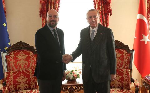 Cumhurbaşkanı Erdoğan AB Konseyi Başkanı Michel ile görüştü